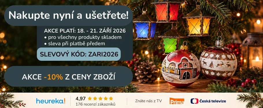 BANNER Prodloužený víkend -10 % od Vánočních lucerniček